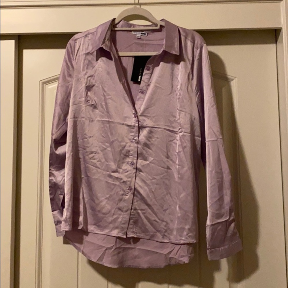 Smooth talkin button down top